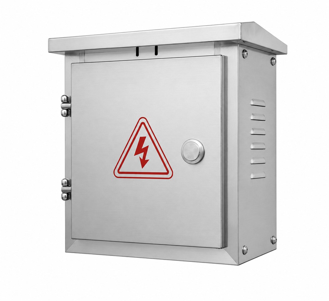 Control box, angled