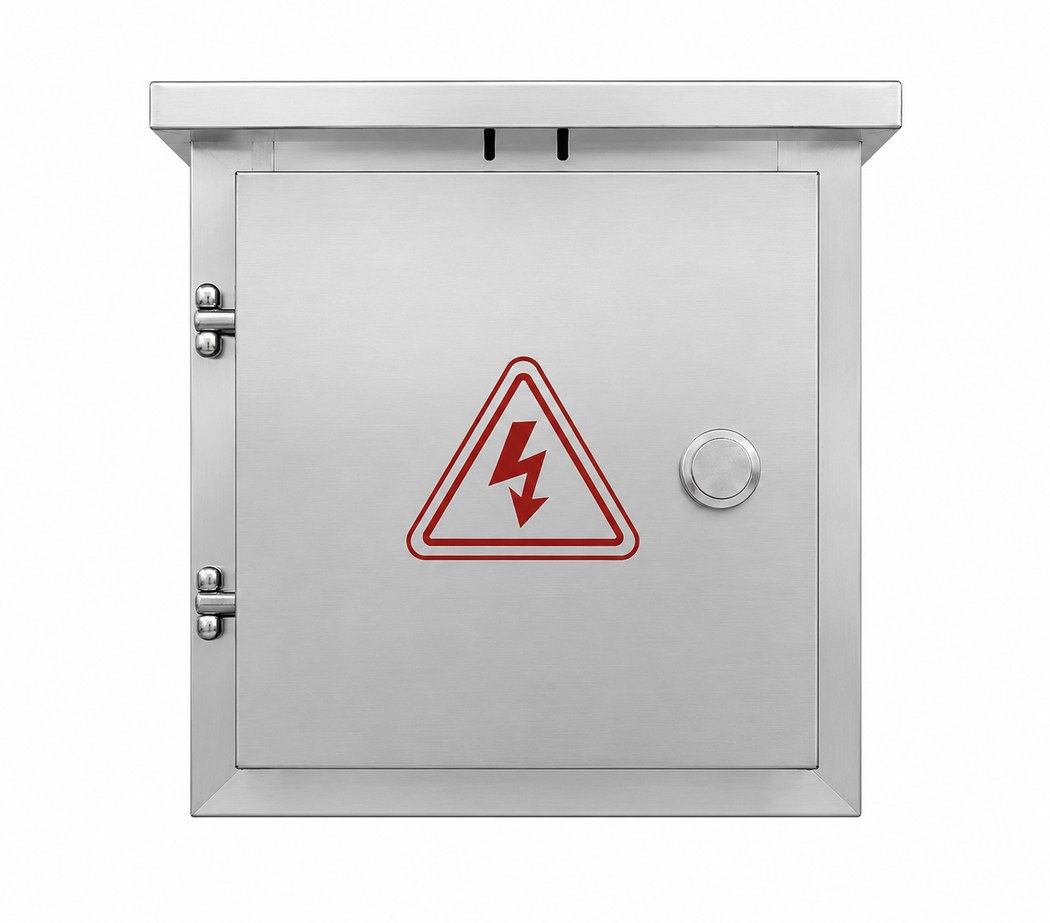 Control box, front